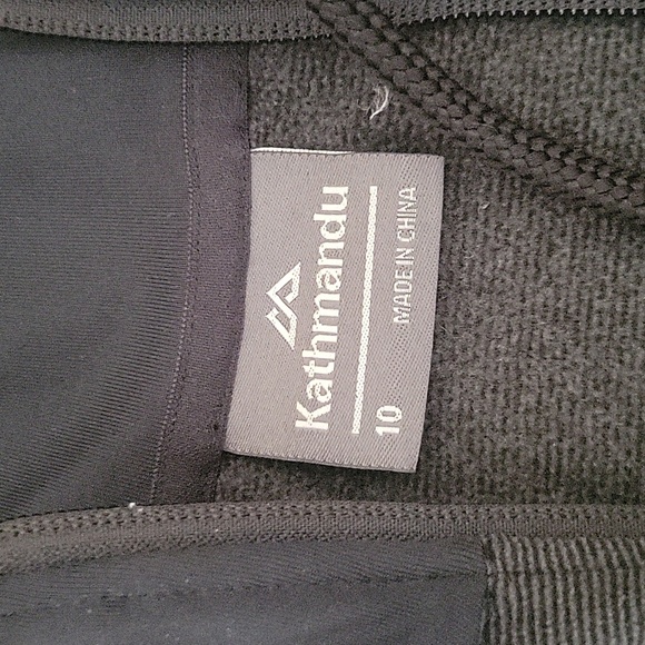 Kathmandu Polartec Altica100 Full Zip Hooded Sweatshirt Hoodie Medium Gray - Picture 3 of 8